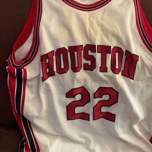 Majestic Varsity Traditions Clyde Drexler Houston Jersey